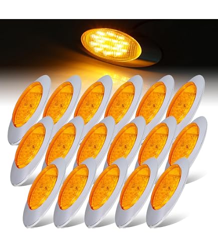Amazon.com: Maxxima LED Amber Cab Marker for Trucks and Heavy Duty